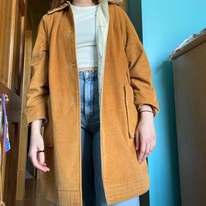 Vintage corduroy overcoat